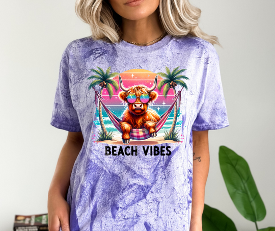 Beach Vibes Cow