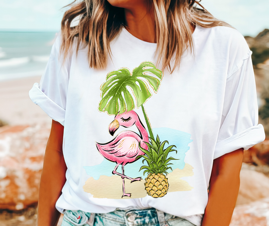 Flamingo Palm Tree