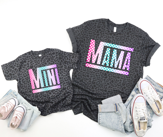 Mama/Mini Checker Colorful